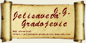 Jelisaveta Gradojević vizit kartica